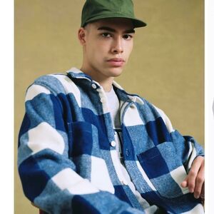 BDG Brushed Buffalo Plaid Overshirt Shacket